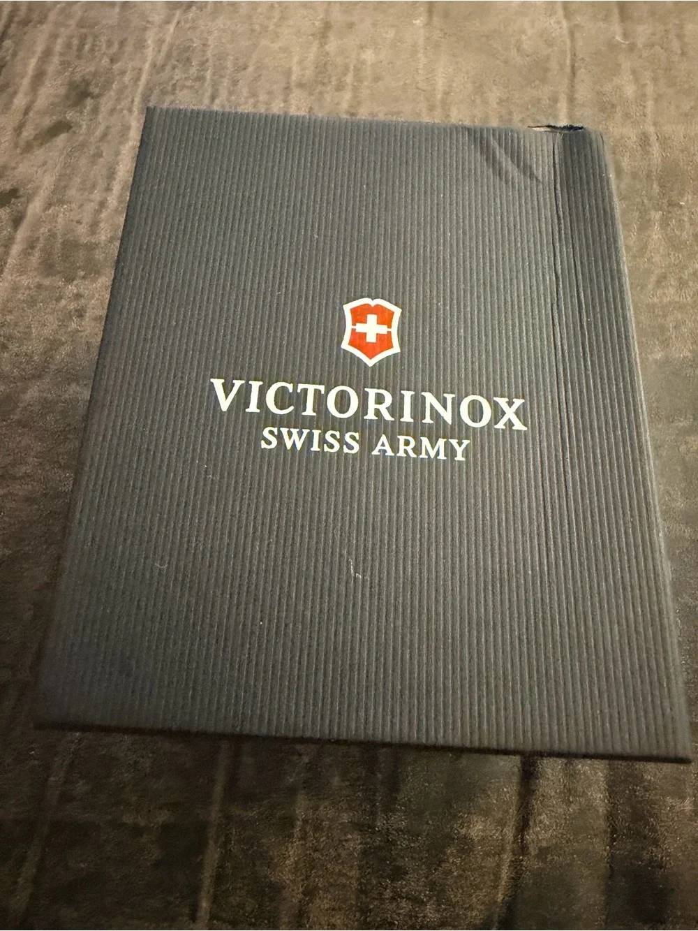 Victorinox Men’s Stainless Steel Watch with Blue Dial